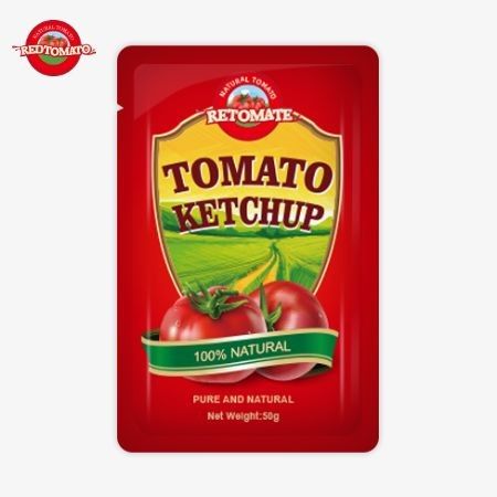 কারখানার কাস্টম 50g এস স্যাচেট কেচআপ আইএসও এইচএসিসিপি এফডিএ সার্টিফিকেশন প্রদানের জন্য বিশ্বব্যাপী সেরা বিক্রয়