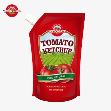 আন্তর্জাতিক উৎপাদন মানদণ্ডের সাথে সামঞ্জস্যপূর্ণ বিশুদ্ধ প্রাকৃতিক স্বাদযুক্ত ৫৬ গ্রাম আইএসও-স্ট্যান্ডার্ড কেচআপ স্যাচ