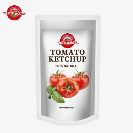 OEM চীন কারখানার দাম 100g মিষ্টি এবং তিক্ত প্রাকৃতিক স্যাচেট কেচআপ ডুবানো সস পকেট