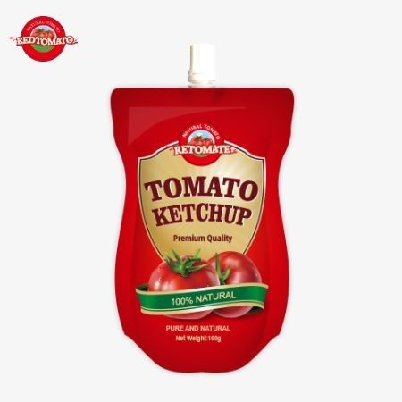OEM চীন কারখানার দাম 100g মিষ্টি এবং তিক্ত প্রাকৃতিক কেচআপ স্যাচেট ডিপিং সস পকেট