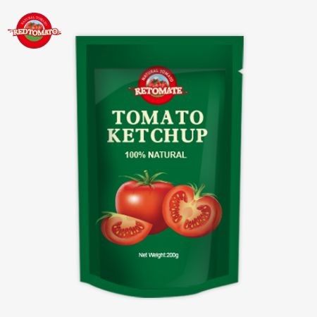 OEM 200g Sachet Ketchup Pure Natural Flavor Perfect For China Factory Price চীনের জন্য 200 গ্রাম স্যাচেট কেচআপ