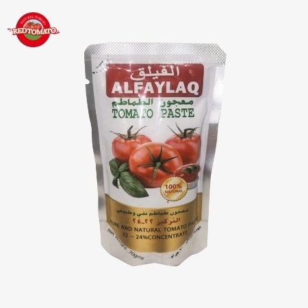 আলফায়লাক ব্র্যান্ড ৭০ গ্রাম স্যাশে স্ট্যান্ড আপ টমেটো পেস্ট কনসেনট্রেটেড ব্রিক্স ২২-২৪%