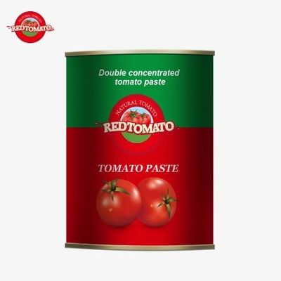 প্রস্তুতকারক কারখানা 850g টমেটো প্যাস্ট টিনের ক্যান খাদ্য প্যাকেজিং জন্য