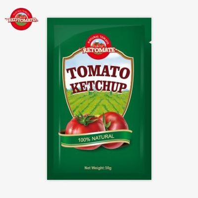 কারখানার দাম সহ OEM প্রিমিয়াম 50 গ্রাম ছোট ব্যাগ কেচআপ চীন কারখানা সরাসরি বিক্রয়