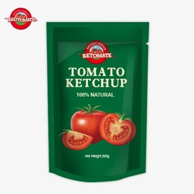OEM 200g Sachet Ketchup Pure Natural Flavor Perfect For China Factory Price চীনের জন্য 200 গ্রাম স্যাচেট কেচআপ